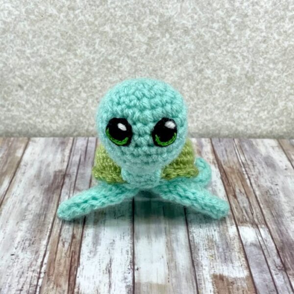 Sea Turtle with a pistachio color shell